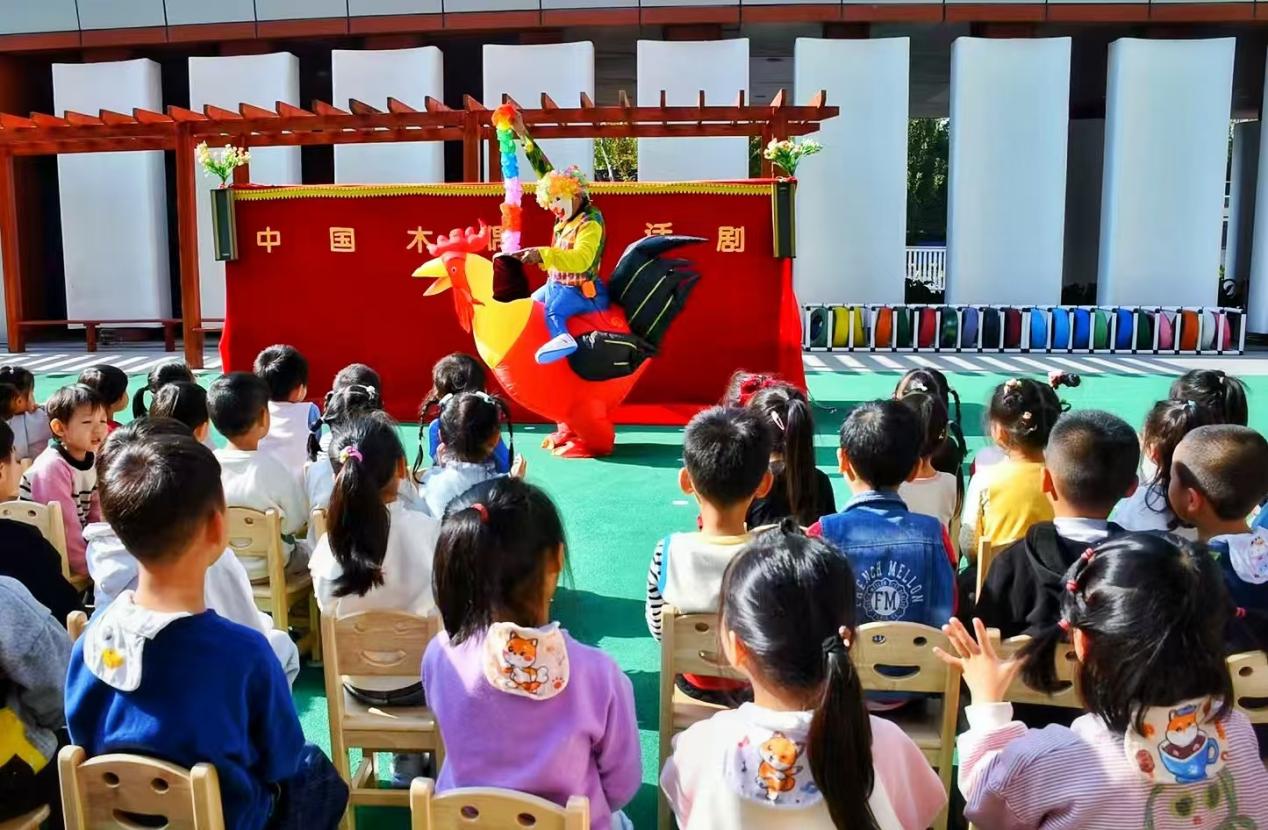 滁州市實(shí)驗(yàn)幼兒園南園部舉行的活動(dòng)。張泉攝。